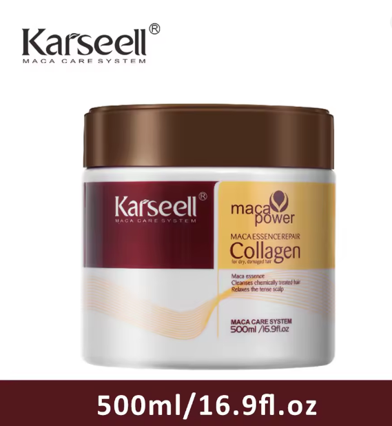 Karussell Collagen Hair Mask 500ml – ماسك الكولاجين لإصلاح وترطيب الشعر